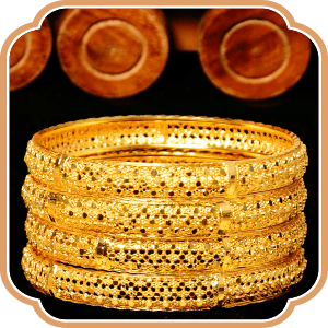 Golden bangles